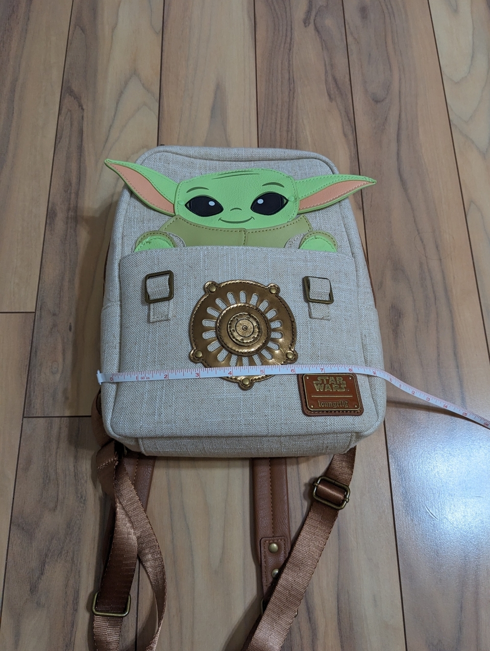 EUC! Loungefly Disney Star Wars The Mandalorian Grogu The Child Mini Backpack - Picture 9 of 14